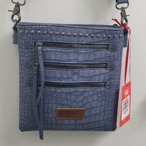 Slate Blue MONTANA WEST Crossbody NWT